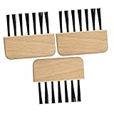 Gogogmee 3 Stück Teiliges Haarbürsten reinigungsset mit Nylonborsten Effektives Kamm...