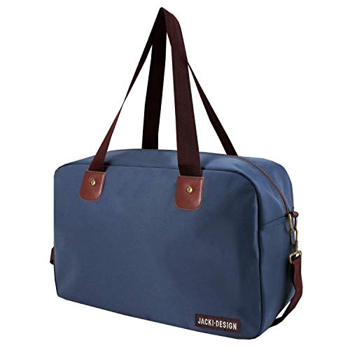 BOLSA MALA PARA VIAGEM E ACADEMIA COM ALÇA AJUSTÁVEL BOLSINHO INTERNO JACKI DESIGN AZUL ESCURO