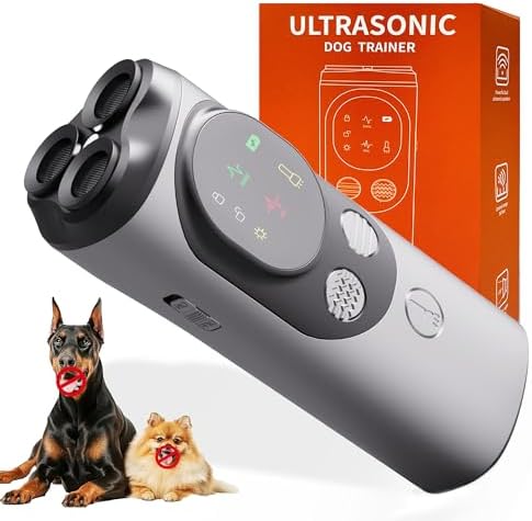 Bark Deterrent Device - Barks no More Dog Training Device, Ultrasonic Dog Bark Deterrent, Bark Guard for Dogs, NPS Dog Bark Deterrent Devices, Bark Stopper (Model 1)