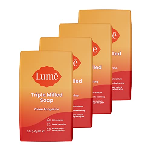 Lume Triple Milled Soap - Rich Moisture & Gentle Cleansing - Paraben Free, Phthalate Free, Skin Safe - 5 ounce...