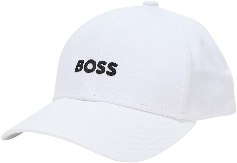 BOSS Mens Center Logo Cotton Twill Cap