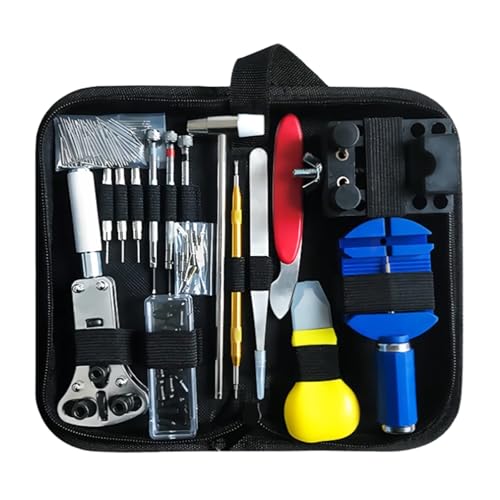 BTtime 時計修理工具 147点セット 腕時計工具 ベルト修理ツール 裏蓋オープナー バンド修理専用工具 ベルト交換/電池交換/バンドサイズ調整/バネ外し/裏蓋開け/コマ外し用