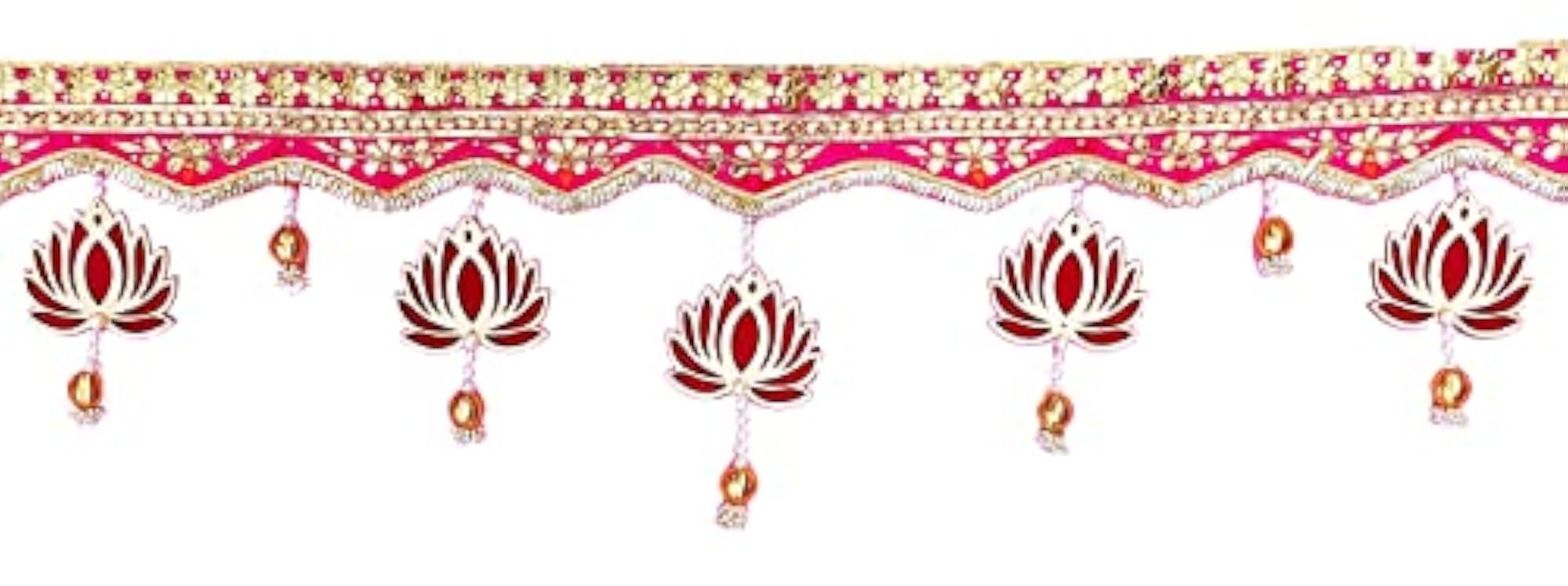 Beautiful Lotus Flower Gotta Work Door Toran Bandhanwar