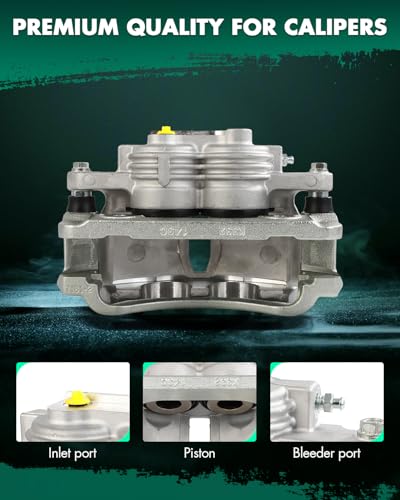 Image of SCITOO 18B4838 Front Right Disc Brake Caliper Assembly w /Bracket For Ford For Mustang 2003-2004