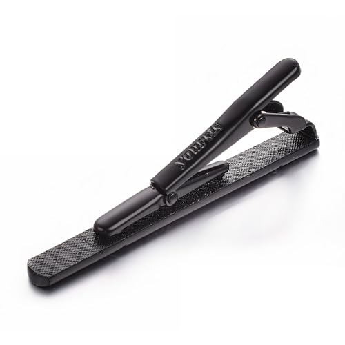 Image of Yoursfs Classic Slash Tie Clips for Men Regular Tie Bar Stainless Steel Tie Clip for Formal Occasions Wedding Anniversary Business