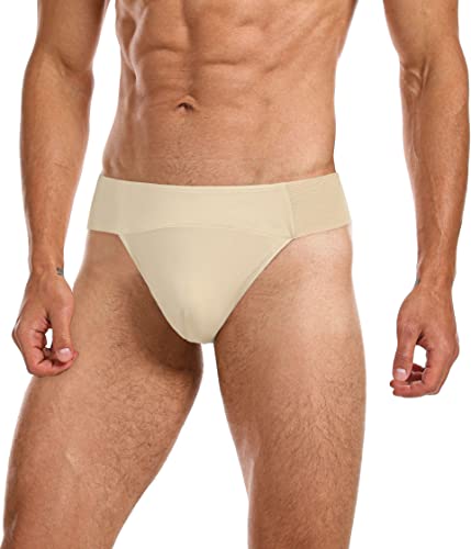 Men's Thong Dance Belt,Wide Elastic Waistband2