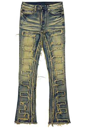 Men's Shake Stacked Flare Jean2