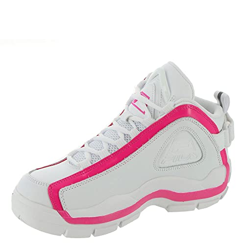 Fila Grant Hill 2 Athletic Basketball Shoe Womens Basketball 8 BM US WhitePink