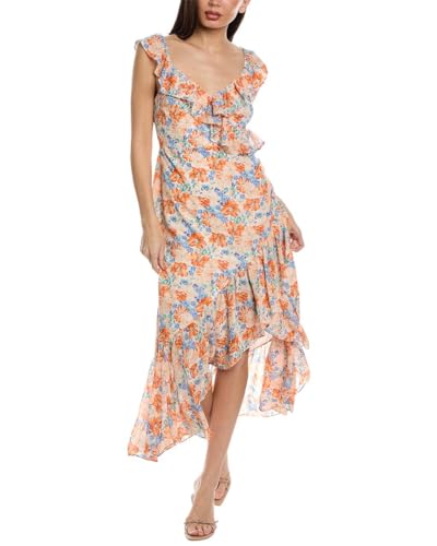 ASTR The Label Women's Mahalia Dress, Blue Orange Floral, XS at Amazon  Women's Clothing store