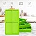 Large 4 Cavity Silicone Tray Dividers for Harvest Right Freeze Dryer Large Trays, 4 Pieces Green Silicone Trays for Harvest Right Freeze Dryer Accessories