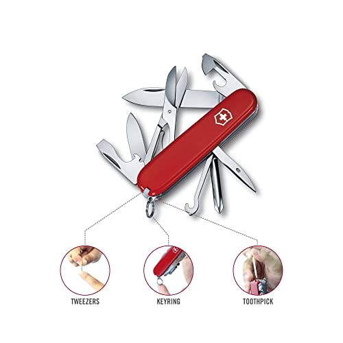 Victorinox Super Tinker 1.4703 Schweizer Taschenmesser Anzahl Funktionen 14 14703 Rot Mittelrot. OS – Ansicht 6