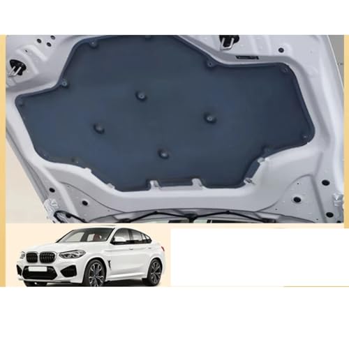 Insonorisation capot moteur en coton isolant sur mesure pour BMW X3