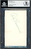 Andy Messersmith Beckett BAS Signed 3x5 Index Card Autograph