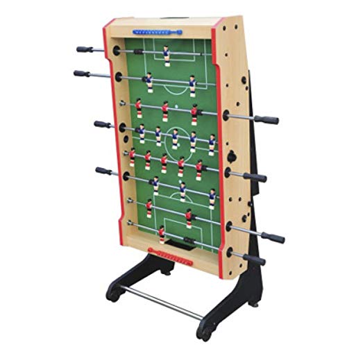 devessport - Zusammenklappbarer Tischfußball, ideal zum Spielen mit Freunden, verchromte Stangen - Rückkehr der Kugeln, leicht zu verstauen, mit Markierungen - Maße: 137 x 74,5 x 86 cm – Bild 3