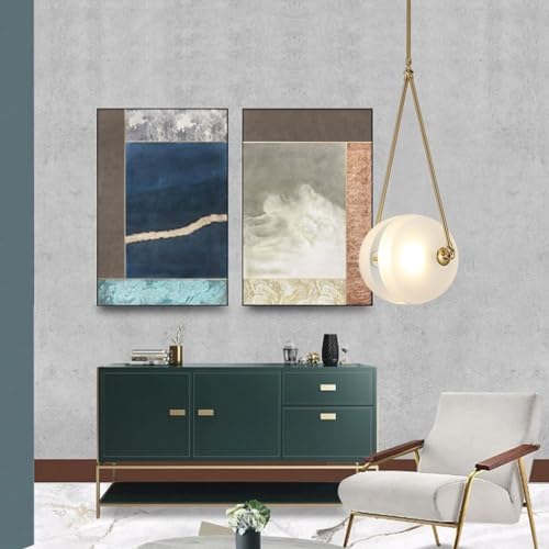 Plafonnier moderne en cuivre avec technologie LED et cordon ajustable - 6