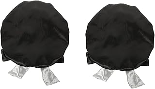 Beavorty 2 Pçs Chapéu De Cetim De Camada Dupla Chapéu De Dormir Para Chapéu De Cetim Chapéu De Dormir Feminino Touca De Noite De Cetim Touca De Banho De Seda Chapéu De Dormir De