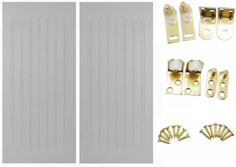 Saloon | Cafe Doors Premade for Any 30" Finished Opening: Primed Beadboard Design- Quick Shipping- Cafe Doors Include All Necessary Hinges - Other Sizes are Available- Saloon Swing Swinging Door