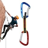 Quickdraws de Escalada | Accesorios de mosquetón para Escalada | Rapel Quickdraws, para montañismo, rapel, Viajes al Aire Libre, Deportes de