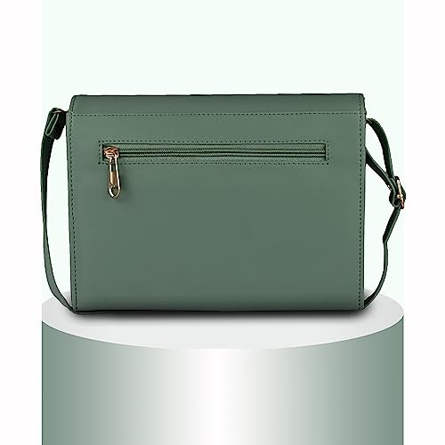 Image of ALSU Women's trendy Sling Bag | handbag | purse | crossbody bag| deattachable straps | adjustable straps |card slots 4| side bag| phone pocket