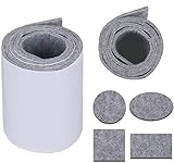 【AMPLIA GAMA DE APLICACIONES】Las almohadillas de fieltro para muebles son perfectas para proteger la madera dura, los pisos, las baldosas, el linóleo, la pata de la mesa o la silla y más, de arañazos y daños.Con fieltro grueso y denso, las almohadillas para muebles para pisos de madera ofrecen una gran protección para muebles y superficies duras.