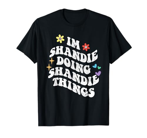 Retro Groovy Im Shandie Doing Shandie Things Funny Mother's T-Shirt