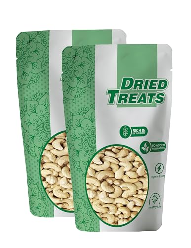 Image of Dried Treats Dried Fruits Nuts And Seeds (Cashew /Kaju roasted, 400g (2x200g))