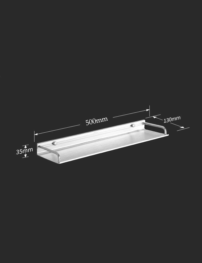 Toallero de baño GZ en aluminio macizo engrosado estante de almacenamiento de pared 5
