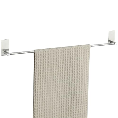 Alise 28'' Adhesive Towel Bar Towel Racks for Bathroom Wall Mount,Brushed