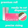 Colortrak Professional Highlighting Foil Roll, Integrated Blade on Box For Precision Length Cuts, Economical & Eliminates Waste, Silver, Roll Measures 5 inches x 1350 feet