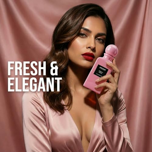 Image of Eau De Parfum For Women 85ml | Fresh Rose Perfume - Inspired by T. Ford Rose Prick | Long Lasting | Fresh, Patchouli & Earthy | Premium Fragrance