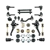 A-RESTO-PARTS Black Polyurethane Front End Suspension Master Rebuild Kit Idler Arm Compatible with Plymouth Duster/Valiant with Drum Brakes OEM Spec Replacements (27 Piece Kit)