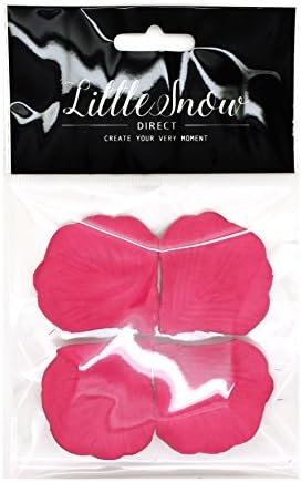 Little Snow Direct 100 Pcs Beautiful Silk Rose Petals for Wedding Party Decorations Flower Favors (Metallic Gold)