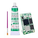 Electronic Waterproof Sealant, 100ml Silicone Conformal Coating Transparent, Insulating Sealant with Brush for Circuit Boards Electronic Components