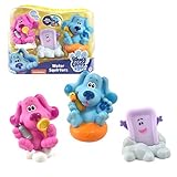 Just Play Blue's Clues & You! Deluxe Bath Toy Set, Includes Blue, Magenta, and Slippery Soap Water Toys, Kids Toys for Ages 3 Up, Amazon Exclusive