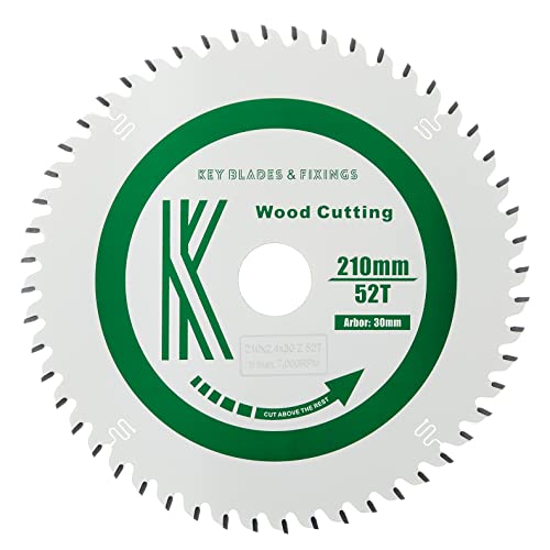 Lame scie circulaire 52 dents évite les éclats de bois sur TS75 210 x 30 mm 2402