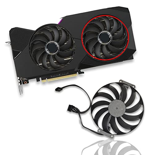 Dotodo Ventilateur de refroidissement pour carte graphique Asus RTX 3070 3060 Ti 95 mm T129215SU 12 V 0,50 A RTX 3070 3060 Ti Dual OC