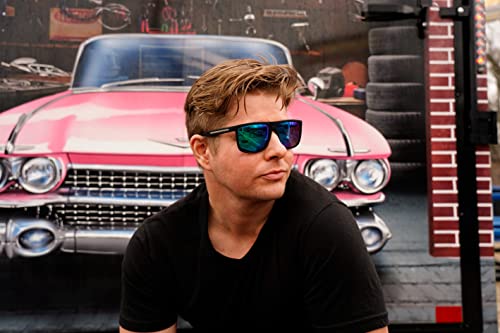 Funky Junque Sunglasses Fishing Golf Retro Vintage - Father's Day Gift - Square Rectangle Sport Mirrored UV Protection Shades2