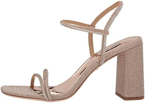 Badgley Mischka Women's Firey Heeled Sandal, Pale Gold, 11 | Image 7