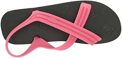 FLOJOS Original Unisex Flat Sandal, Pink/Black, 9 US Men Review | Image 4