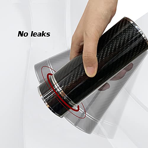 Carmon Real Carbon Fiber Travel Mug 17 Oz Tumbler Double Wall Vacuum Insulated Stainless Steel Flask Accessory For Car Home Outdoor Office #TOP6