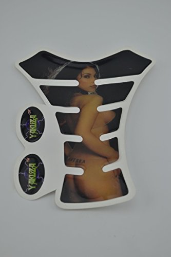 Motorcycle Tank Gas Protector Pad Sticker Fiber Rubber Decal Sexy YG008 Fit For HYOSUNG GT250R GT650R 2006 2007 2008