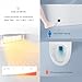 AOZITA Smart Bidet Toilet with Heated Seat, Self-Cleaning Tankless Modern Toilet with Bidet Built-In, Auto Flush, Foot Kick Flush & Remote Control