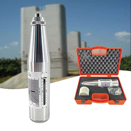 YFYIQI Concrete Rebound Tester Resiliometer Hammer Meter Tool with Pointer Length 20.0±0.2mm Pointer Friction 0.65±0.15N