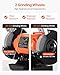 VEVOR Bench Grinder, 6-in Single Speed, 3450RPM High-Speed Table Grinders with 450W 3.8A 3/5Hp Induction Motor, 36/60-Grit Grinding Wheel & Adjustable Eye Shield for Fast Sharpening Grinding