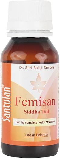 Santulan Ayurveda, Femisan Oil-50ML Each, (Pack Of 2), For Picchu and get Golden Oldie Herbs®, Sukanthi Pills-1gm