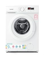COMFEE' Freestanding Washing Machine,9KG Load,1400RPM,Steam Wash,Slim Design,Quick Wash,BLDC Durable Inverter Motor,White-CFE12EW90/W