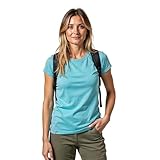 ALPIN LOACKER Coolmax Merino Shirt Damen Kurzarm 150 g/m2 I atmungsaktives Funktionsshirt schnelltrocknend und kühlend I Merinowolle Tshirt und Thermooberteil, Mint S
