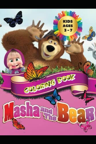 kids coloring book of MASH & BEAR