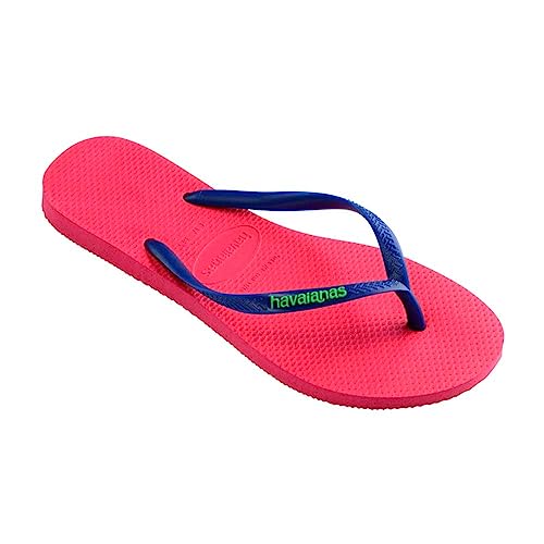 Chinelo Pink Paradise Slim Logo Pop - Up Havaianas Womens n° 41/42