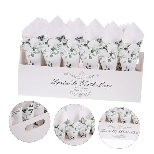 Boîte à cônes papier mariage de qualité supérieure pour événements